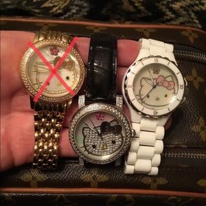 ORIGINAL Kimora Lee Simmons for Hello Kitty Ceramic white watch ONLY!!!!